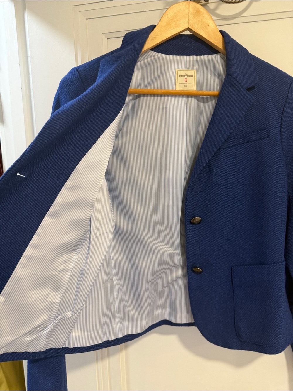Gap Royal Blue Two-Button Tailored Blazer - Picture 3 of 3